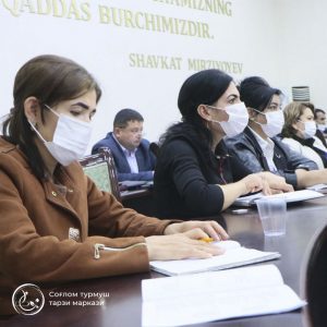 Read more about the article Маҳаллаларда “Оилада соғлом турмуш тарзини шакллантириш, тиббий маданиятини оширишнинг илмий-амалий асосларини такомиллаштириш” илмий-амалий лойиҳа амалга оширилмоқда