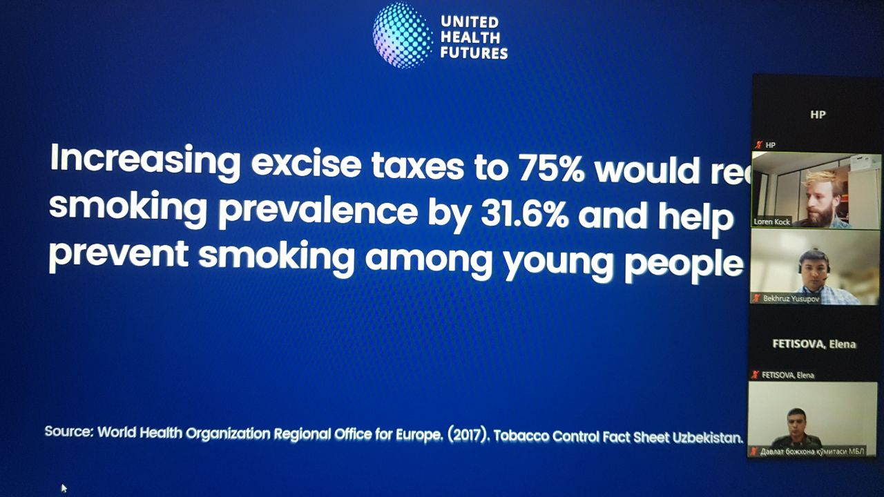 Read more about the article Ўзбекистонда тамаки истеъмолини тўхтатиш бўйича инвестицияларни ўрганиш тадқиқотлари ўтказилмоқда