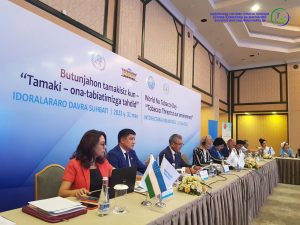 Read more about the article Бутунжаҳон тамакисиз кун 2022 й. – “Тамаки – она-табиатимизга таҳдид” Идоралараро давра суҳбати