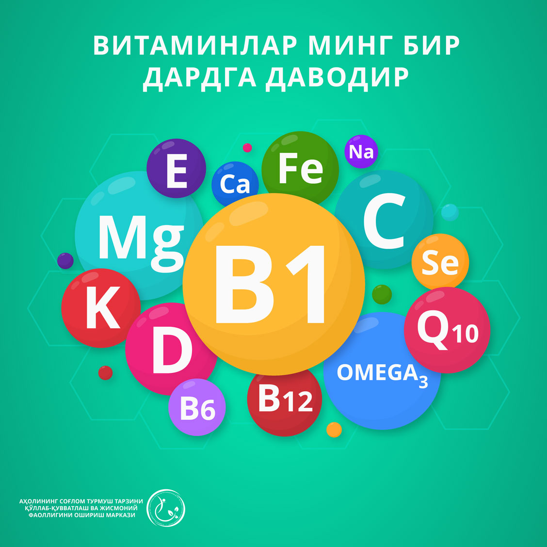 Read more about the article Витаминлар минг бир дардга даводир
